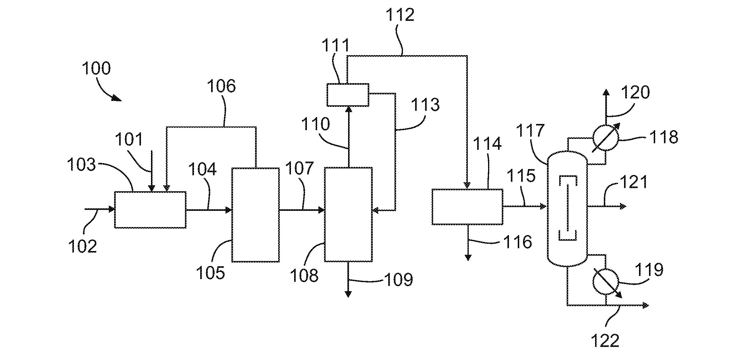 Process for downstream recovery of nitroalkane using dividing wall column