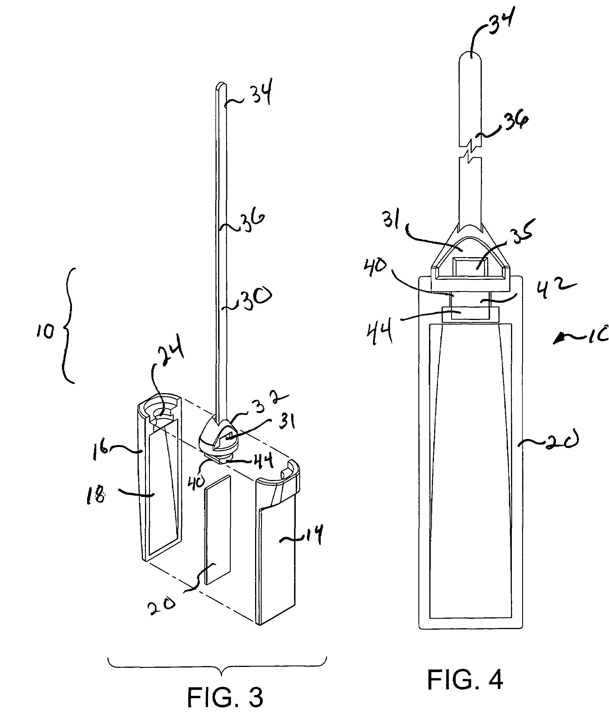 Hang tag with swivel attachment