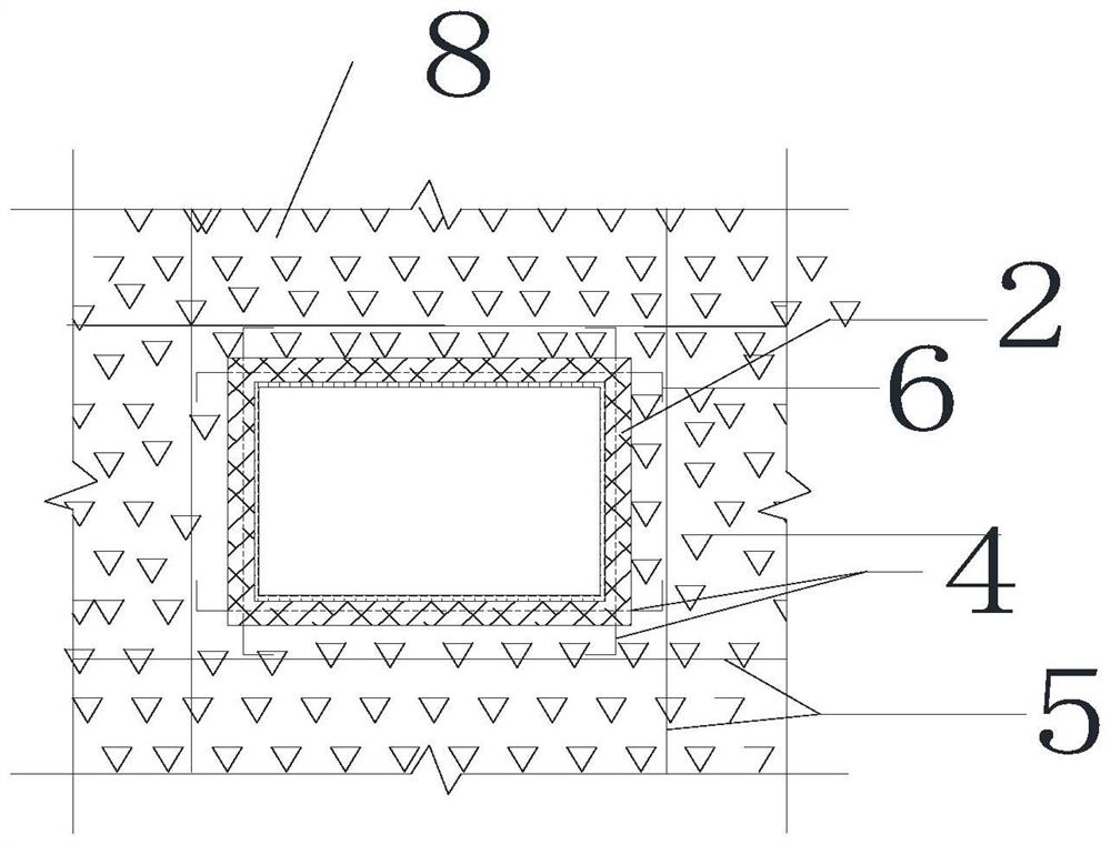 Construction method of waterproof, unloading and smoke mixing prevention integrated indoor exhaust duct structure