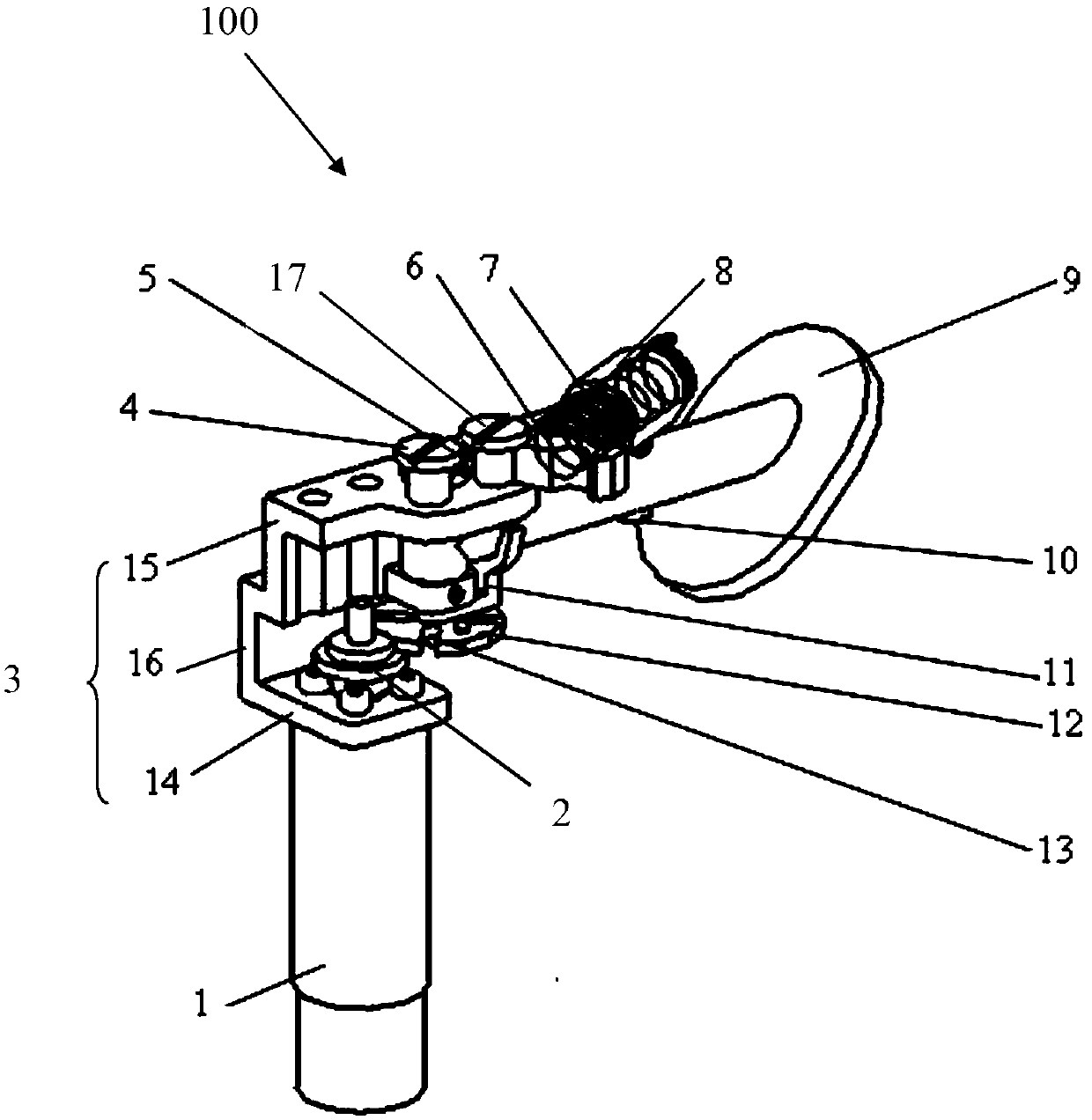 Reflection mirror switching mechanism