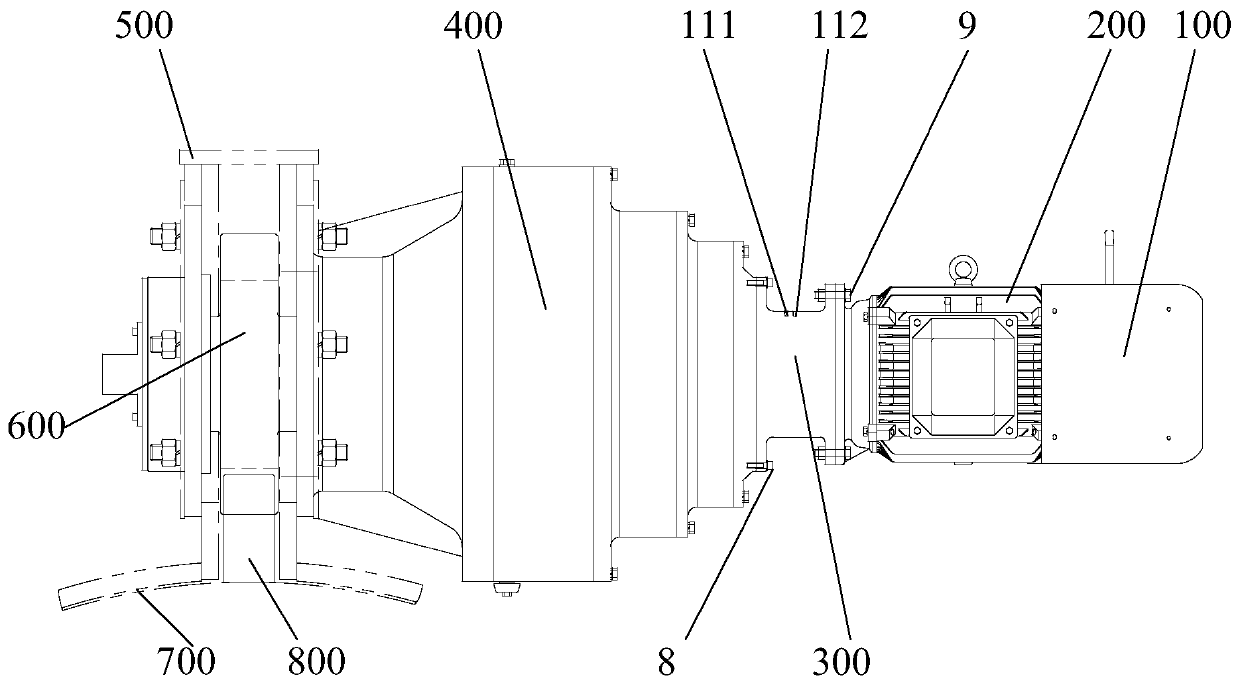 Brake device for lifting system of self-elevating ocean platform