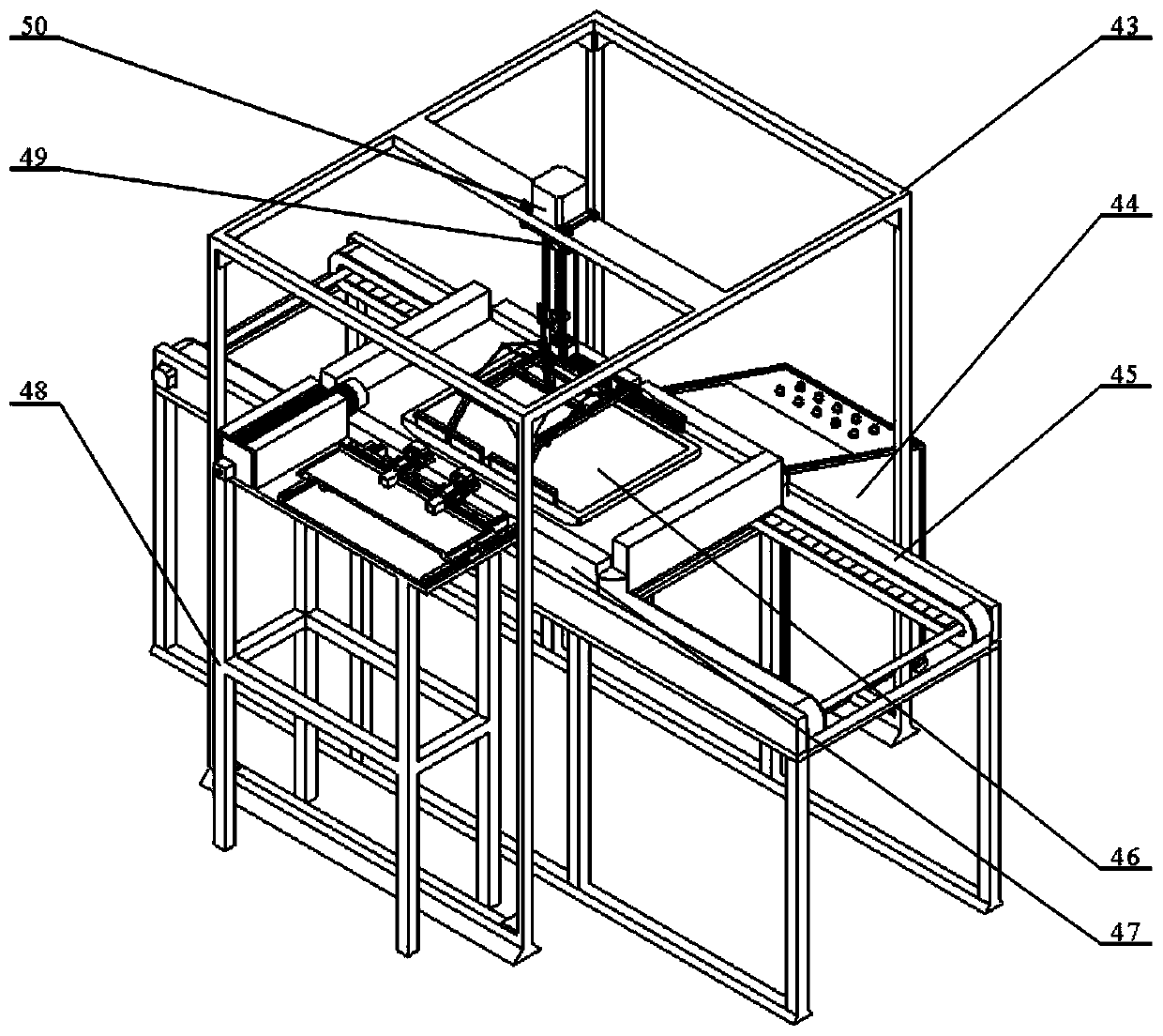 An automatic plugging and unplugging device for connecting wires