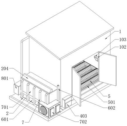 Wood drying equipment with air humidity auxiliary adjusting structure