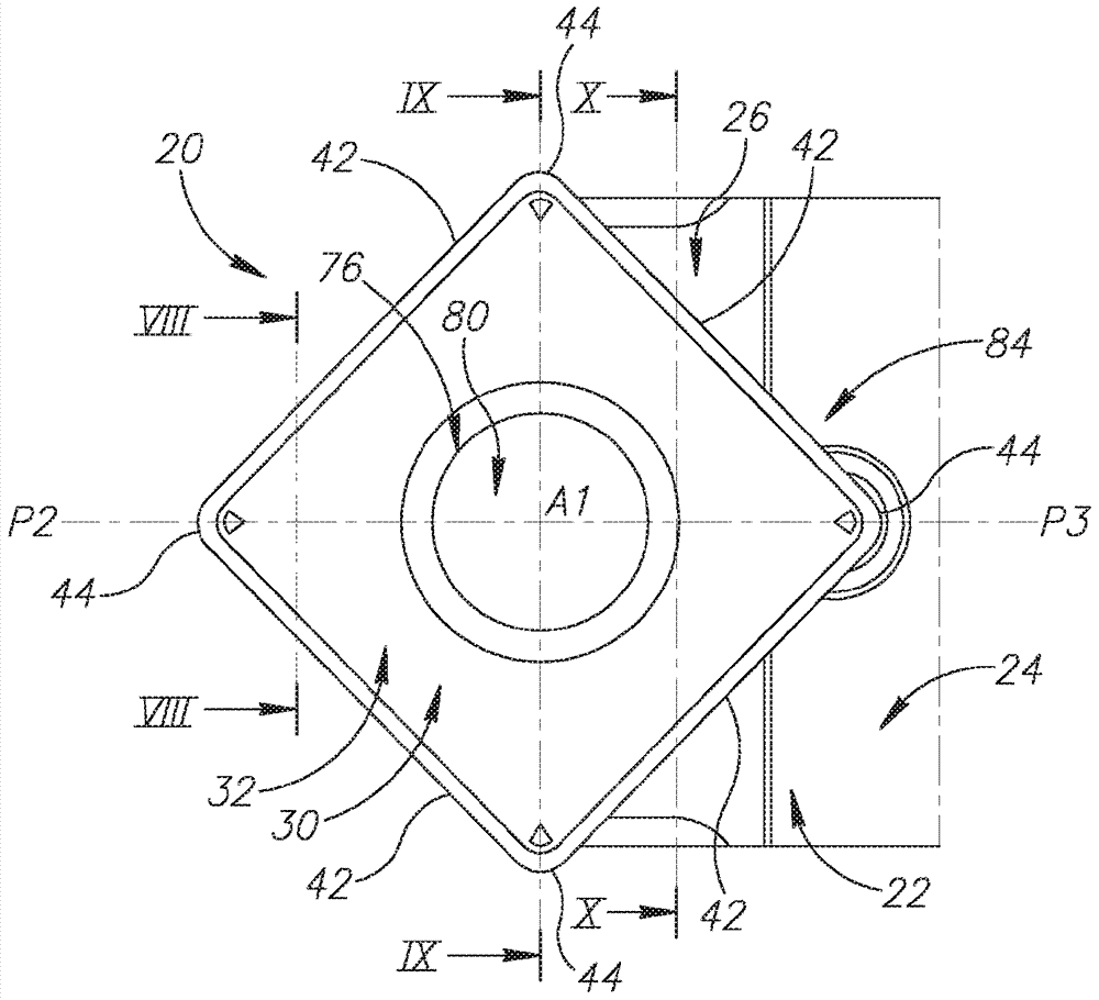 Single-sided square indexable cutting inserts and cutting tools