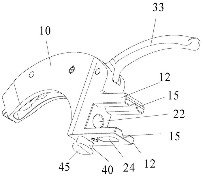 Eight-gear variable interface medullary cavity file stroke protection directional knocking device