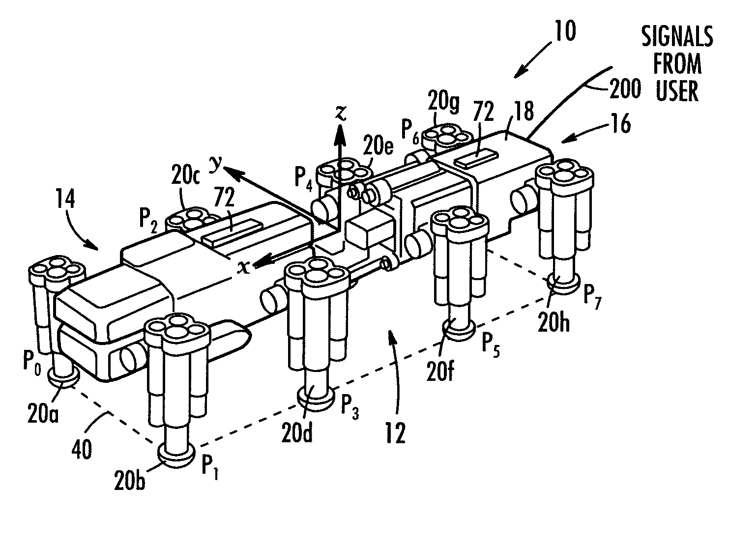 Control system and related method for multi-limbed, multi-legged robot