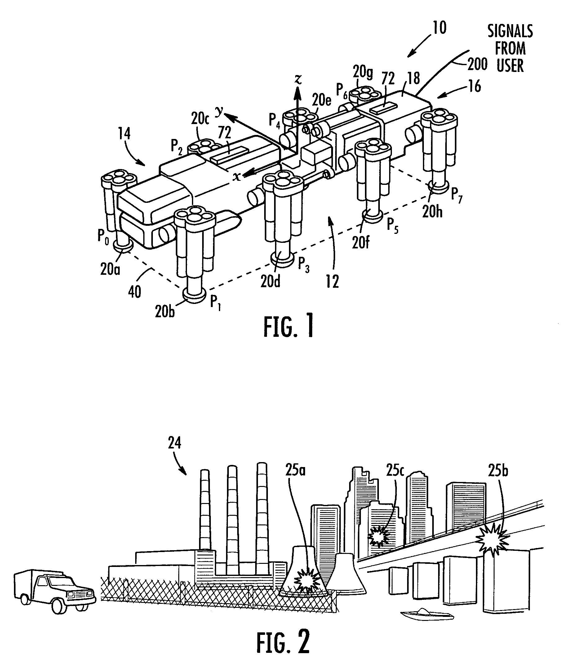 Control system and related method for multi-limbed, multi-legged robot