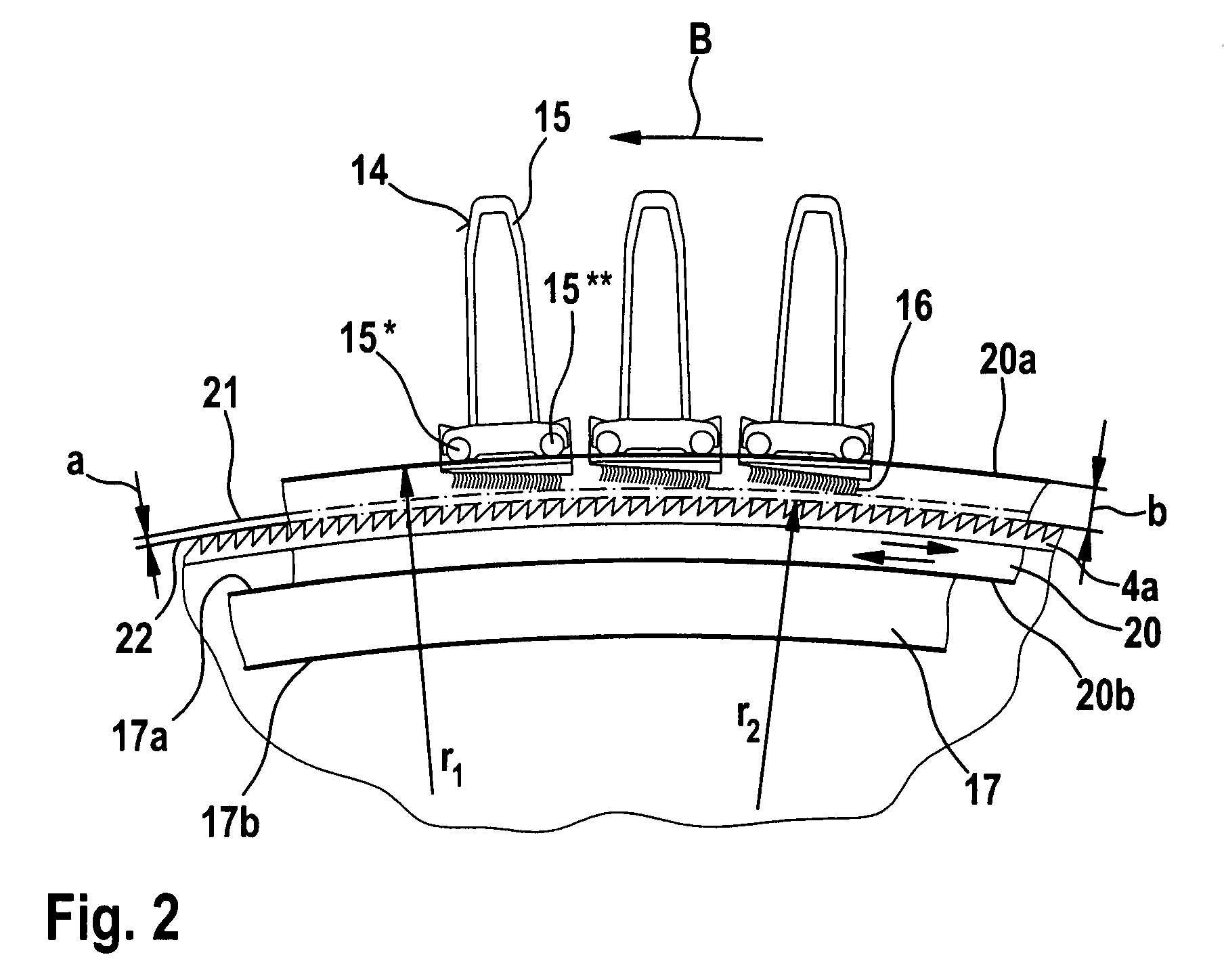 Apparatus on a carding machine for cotton, synthetic fibres and the like, in which at least one flat bar with a flat clothing is present