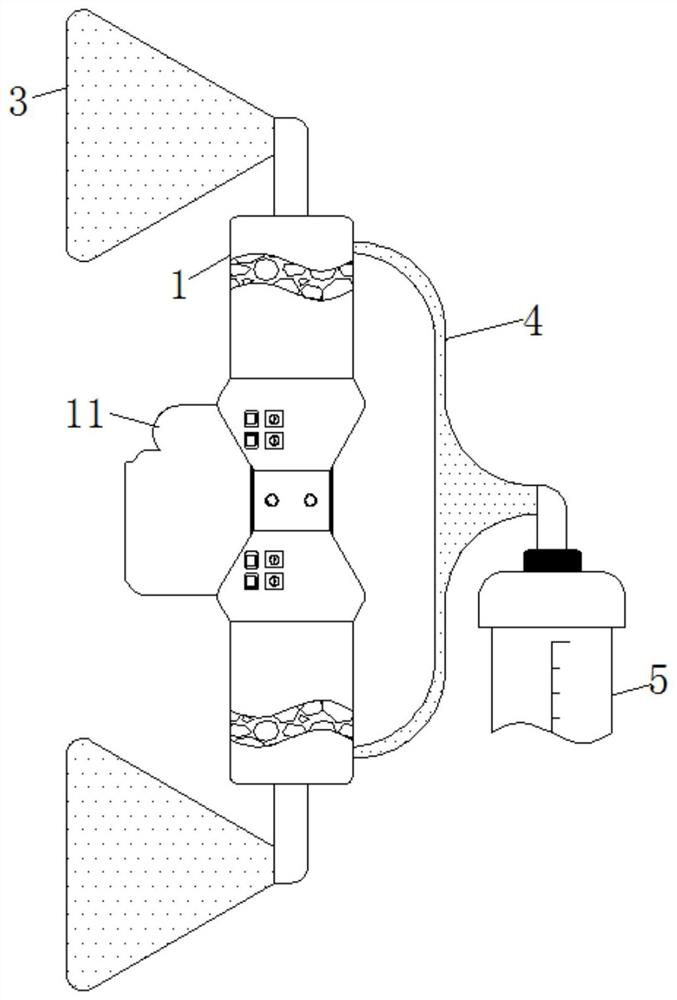 Double-pump sequential milk sucking device