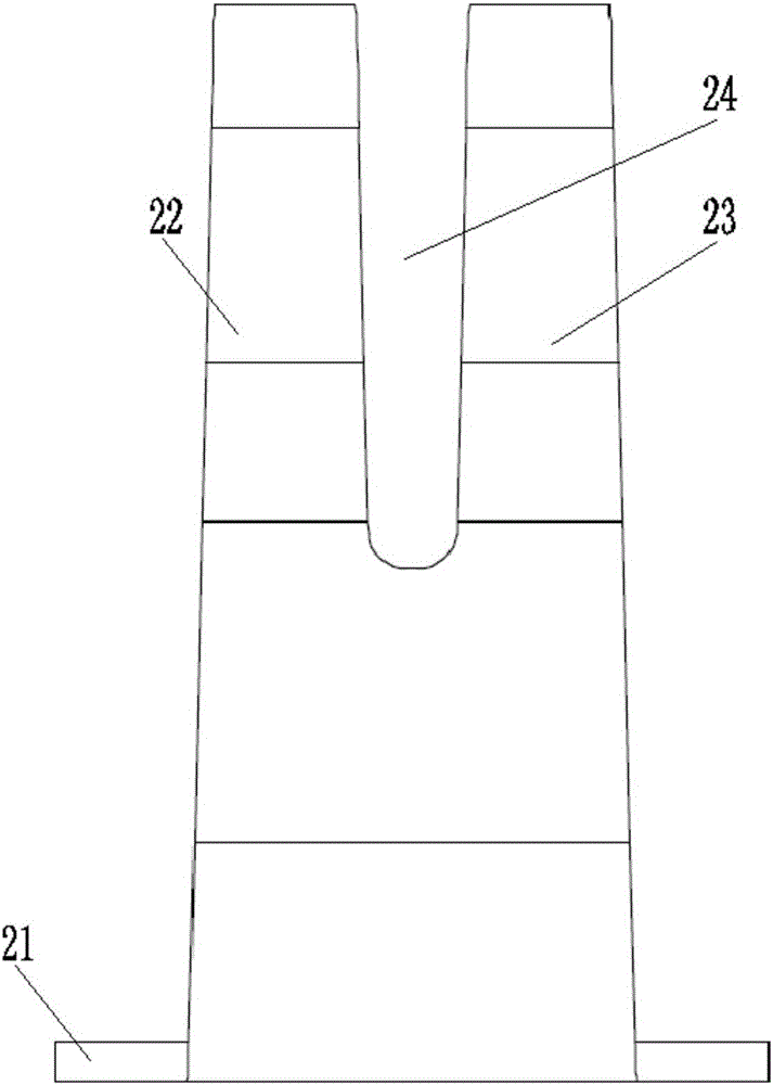 An ammeter terminal block