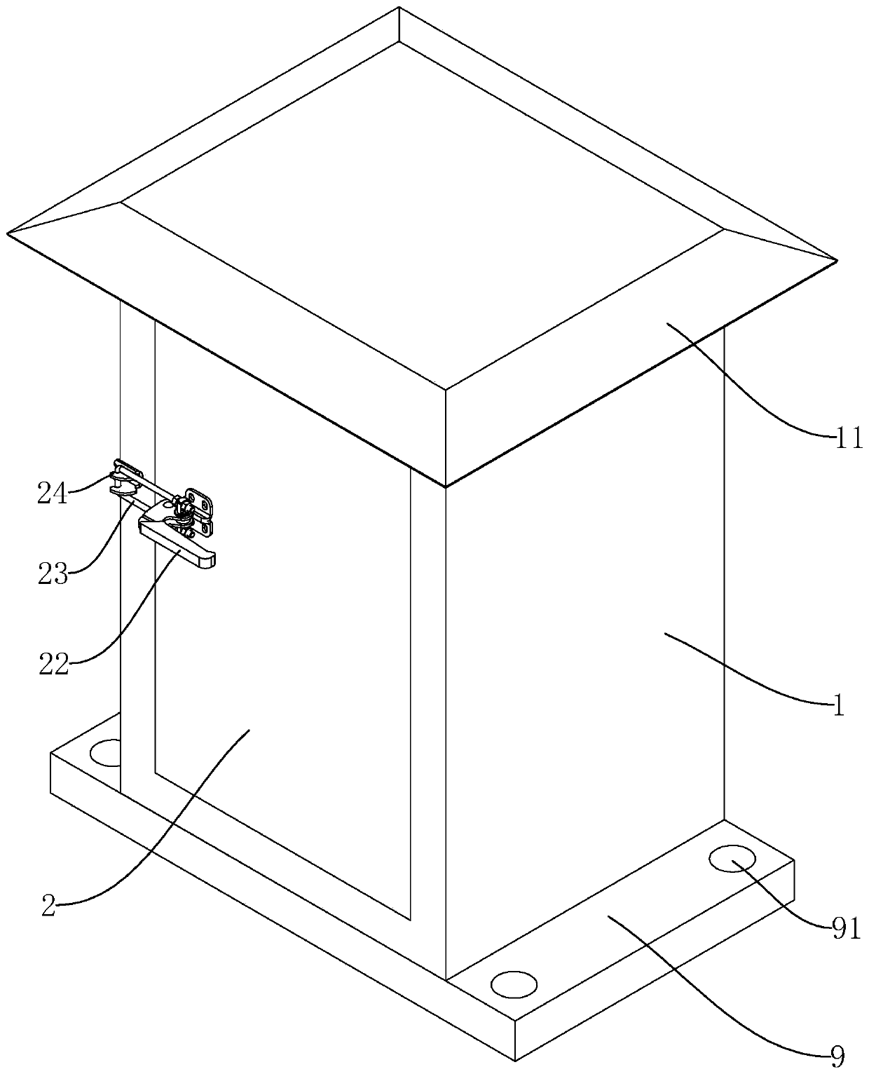 Electric power electronic type three-phase imbalance intelligent adjusting device