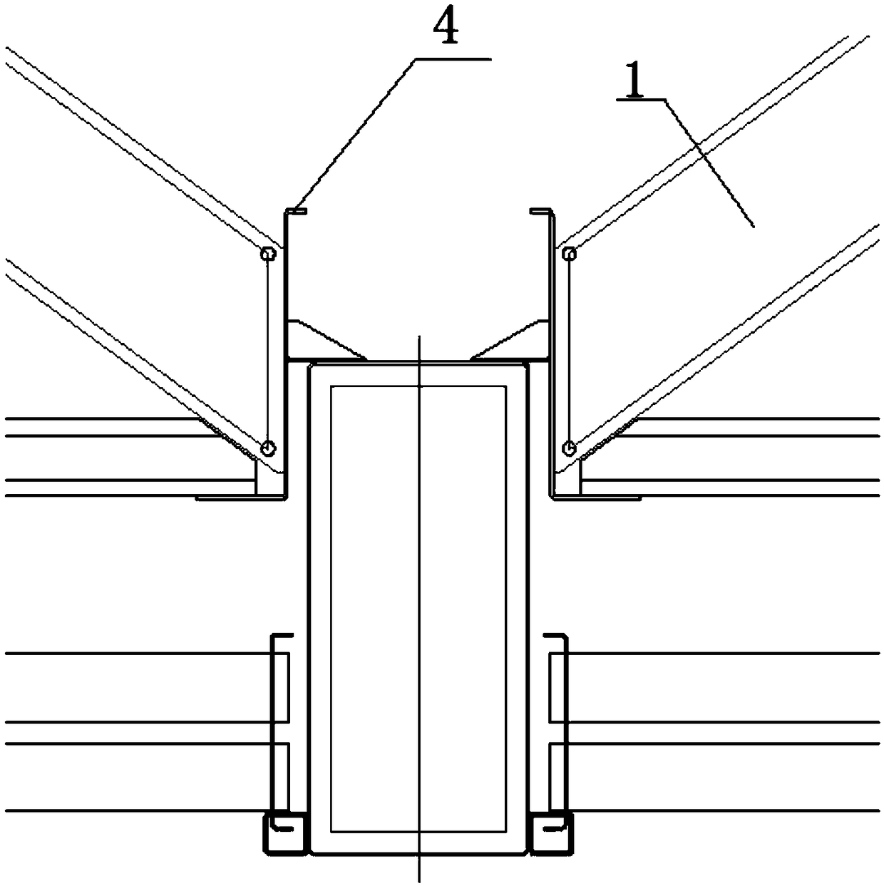 Alloy weir-type demister apparatus used for wet method flue gas desulphurization system