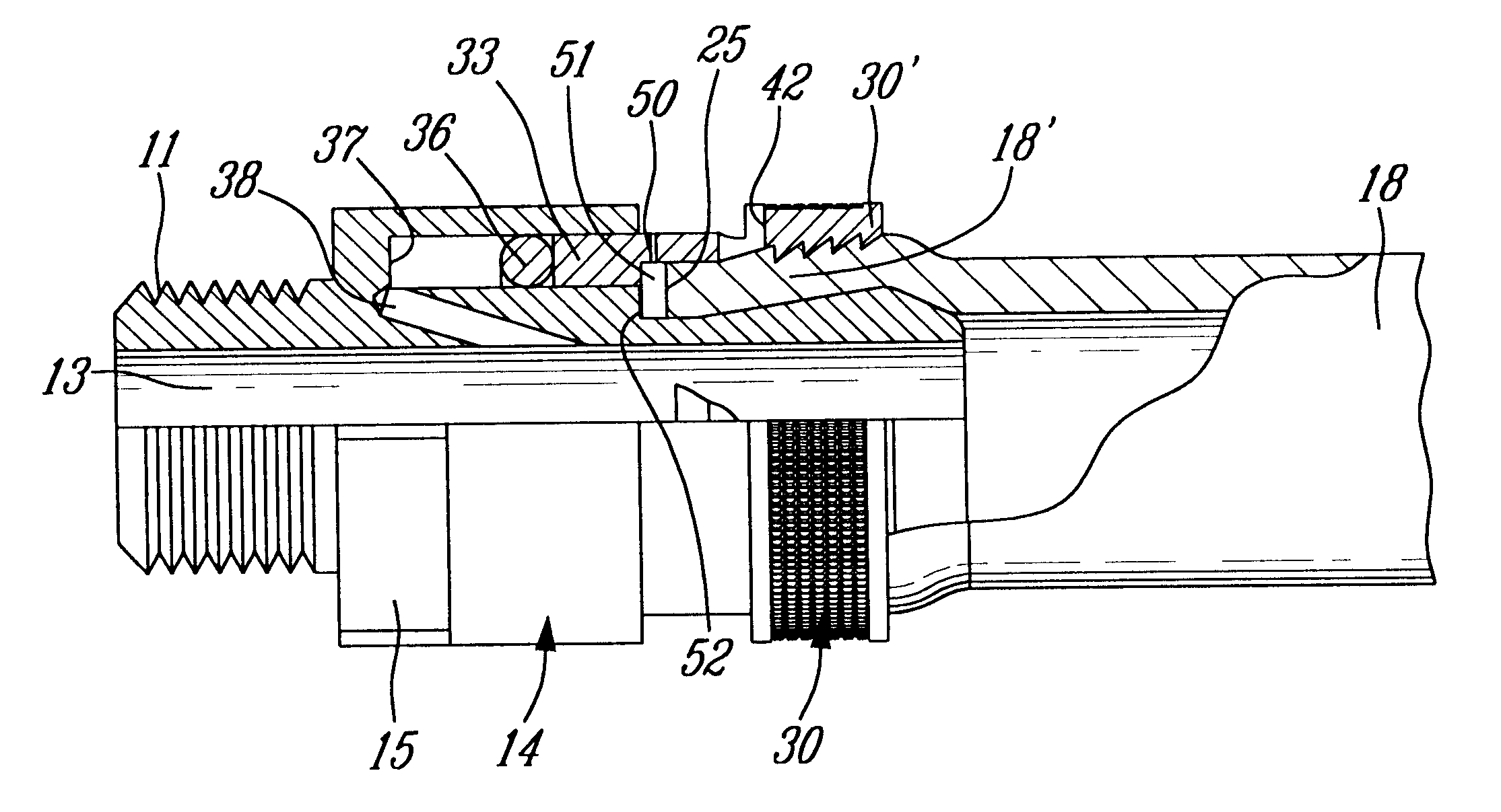 Pressurized hose coupling