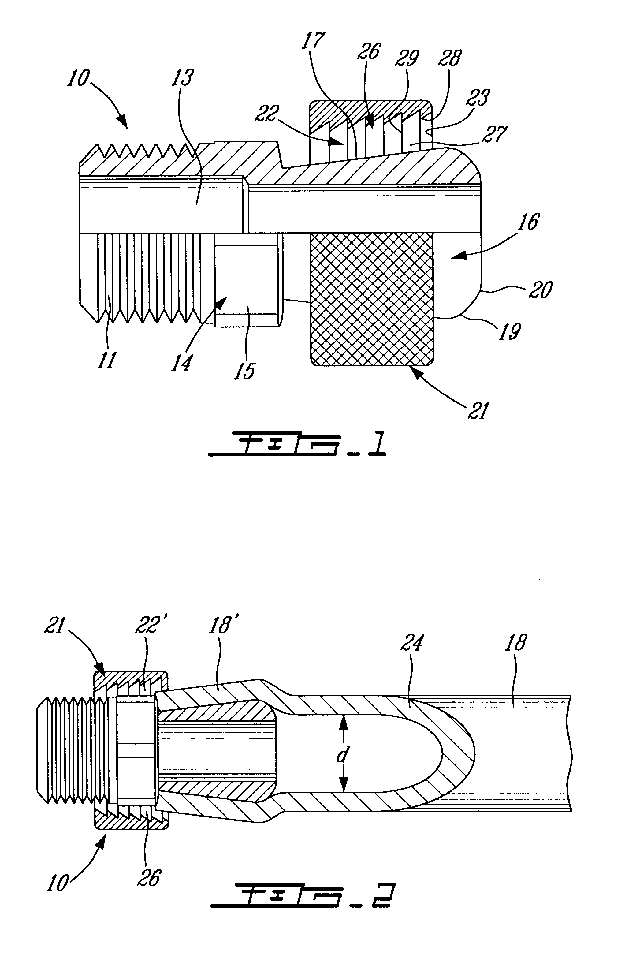 Pressurized hose coupling