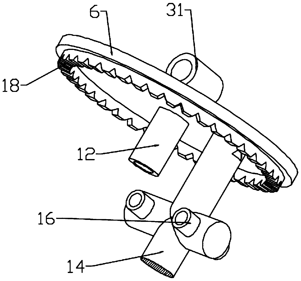 Pesticide-spraying device for traditional Chinese medicinal material plantations