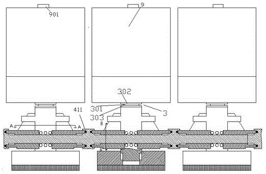 Practical continuous chair equipment