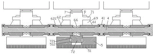 Practical continuous chair equipment