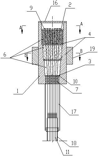 Anchorage and manufacturing process of cfrp tendon stay cable group anchors for bridges