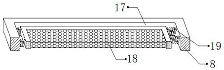 Stone screening device for highway construction