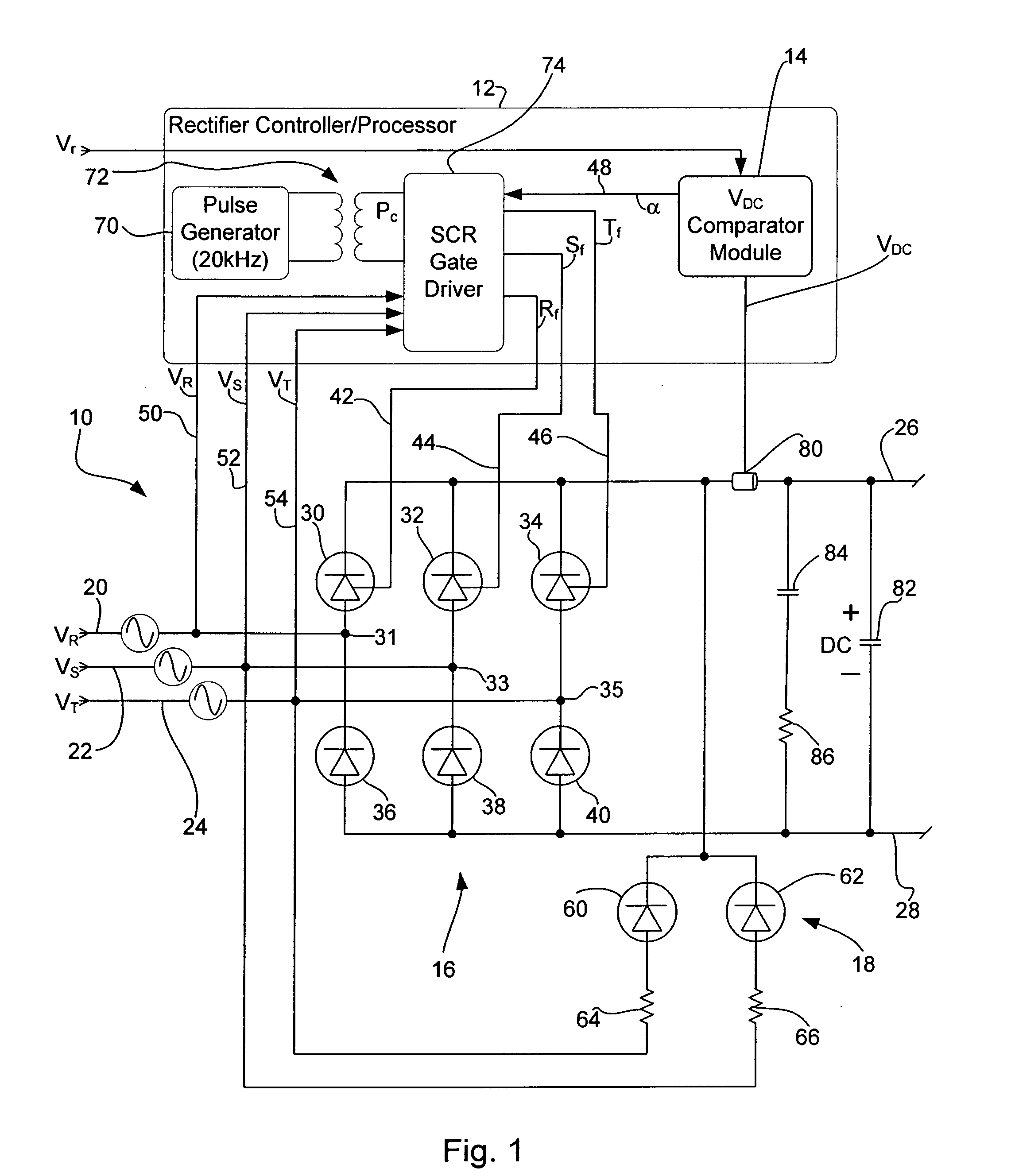 Method and apparatus for DC bus capacitor pre-charge