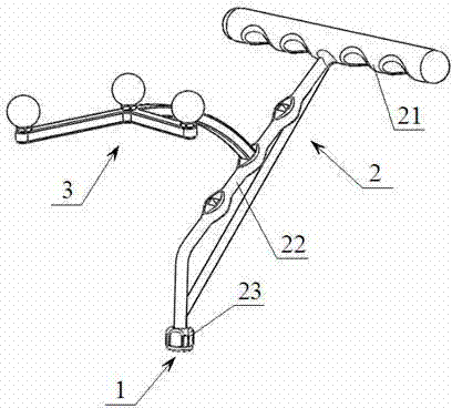 Fracture block fixing traction tracking device for orbit surgery department endoscope navigation system