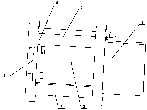 Automatic explosion-proof protective door