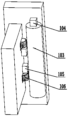 Automatic explosion-proof protective door