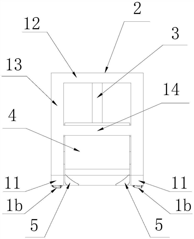 Self-tracing lifting device with supporting frame