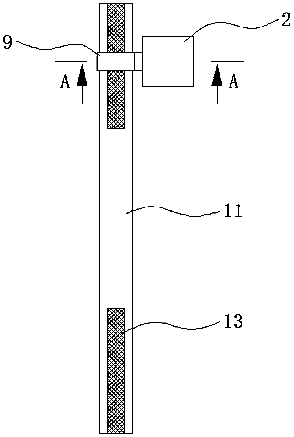 Reversible lane changing device for intelligent transportation based on electromagnetic conversion