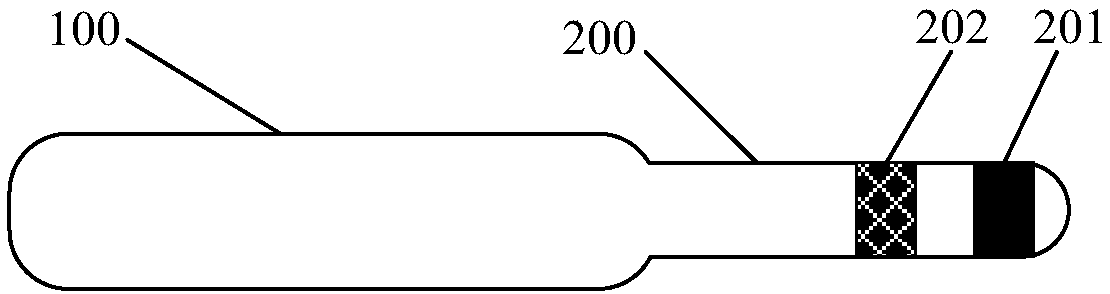 Method and device for detecting placement of thermometer and electronic thermometer