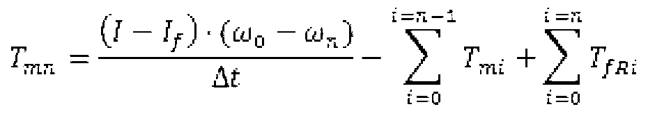 Electric inertia tyre braking bench and electric inertia control method thereof