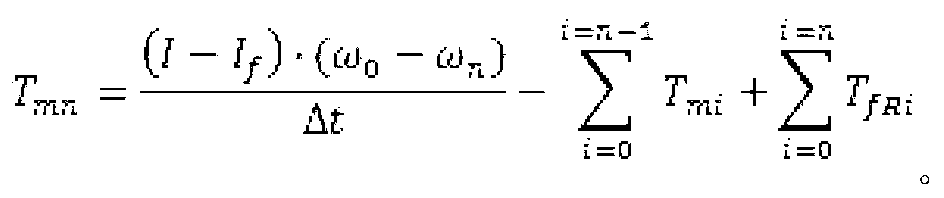 Electric inertia tyre braking bench and electric inertia control method thereof