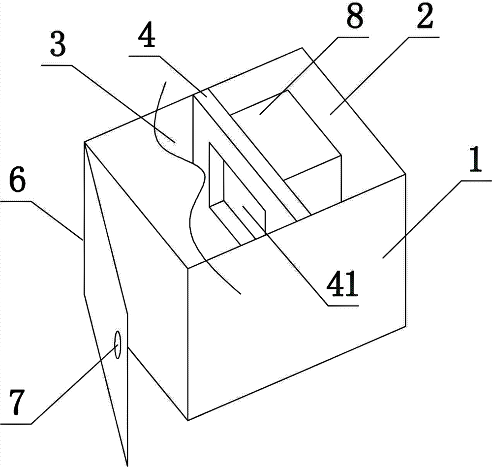 Electricity-larceny-preventing electricity meter box