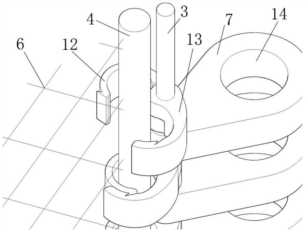 A synthetic fiber net connection device for fence farming