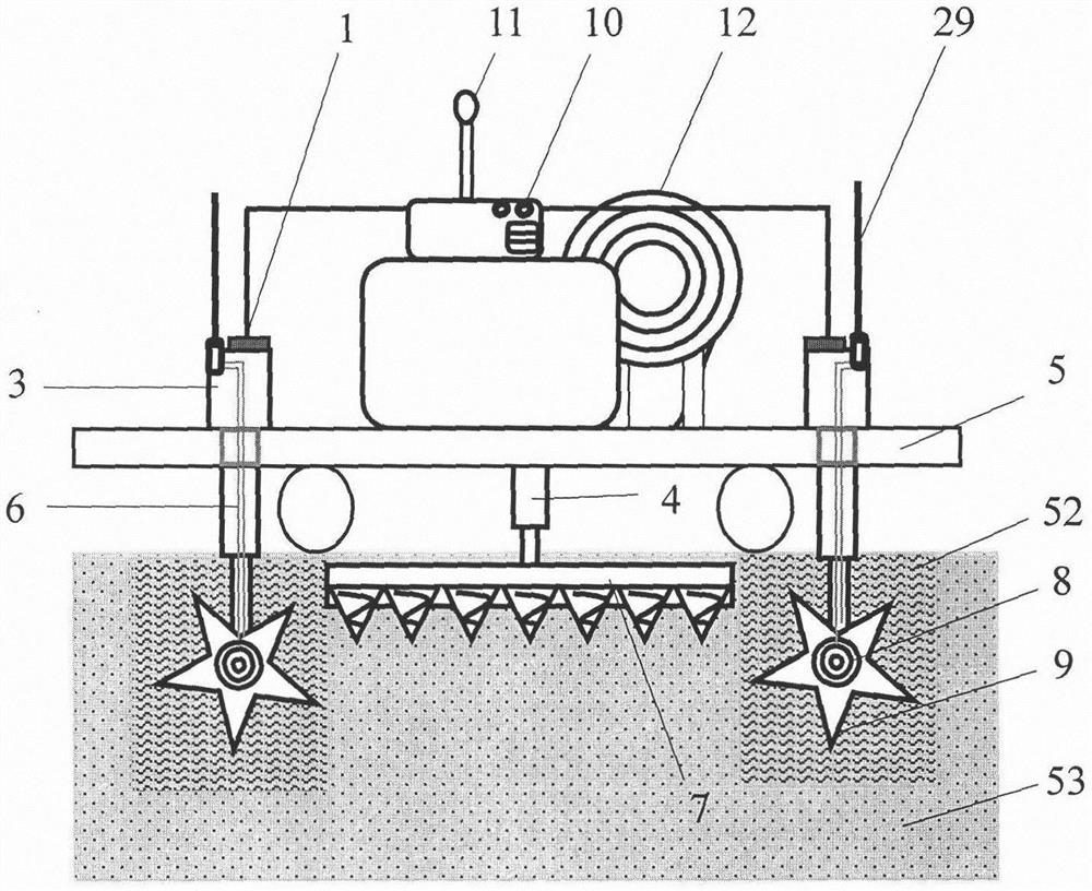 An improved carbonation and greening treatment system for desert sand fixation