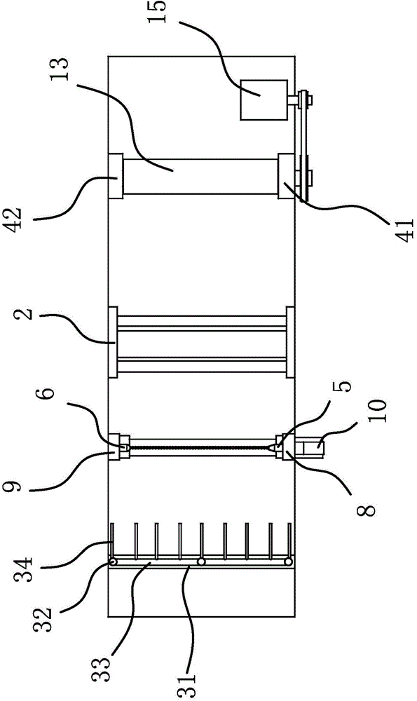 Jacquard sofa fabric and processing equipment thereof