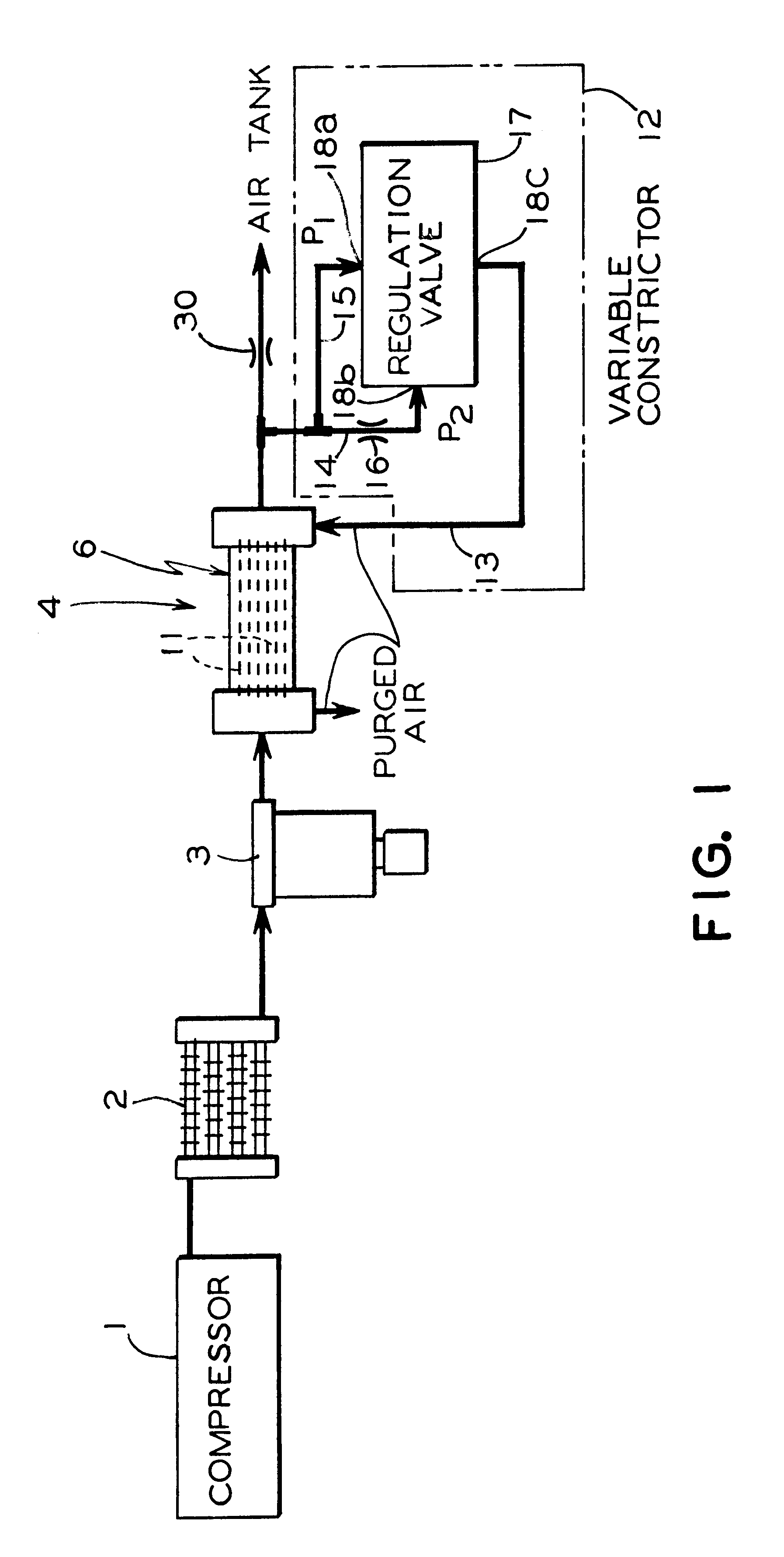 Hollow fiber membrane dehumidification device