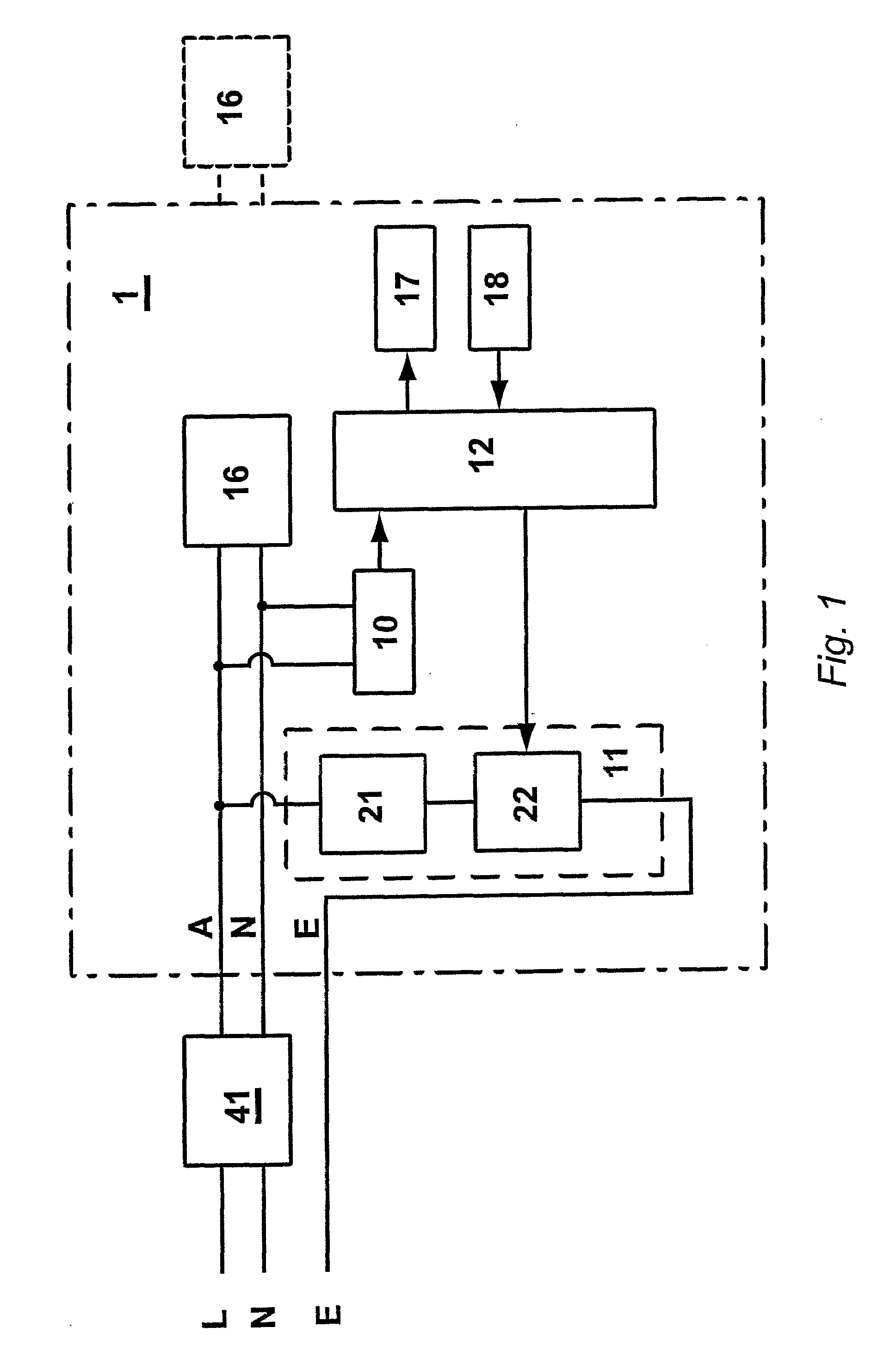 Overvoltage and/or undervoltage protection device