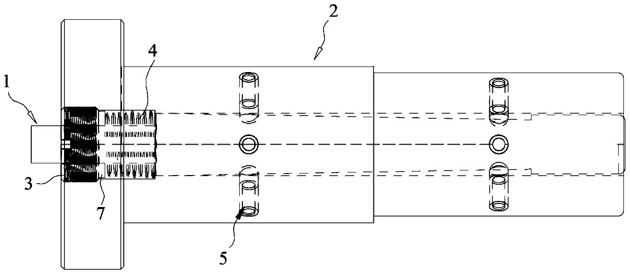 A deformation detection device suitable for pinholes and its detection method