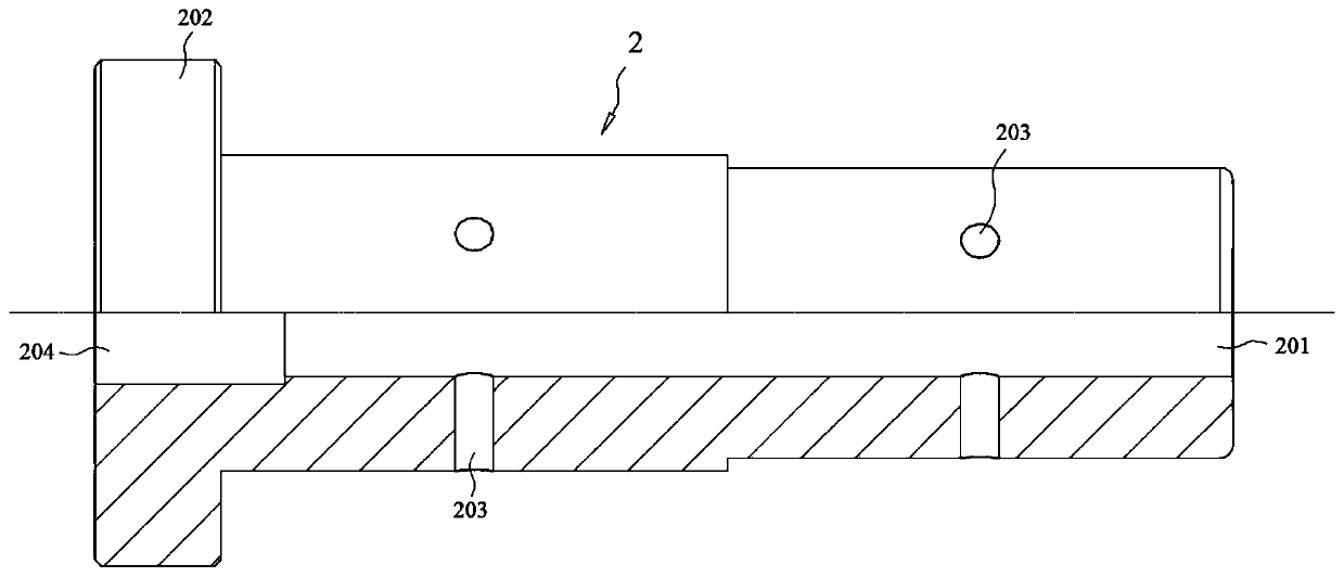 A deformation detection device suitable for pinholes and its detection method