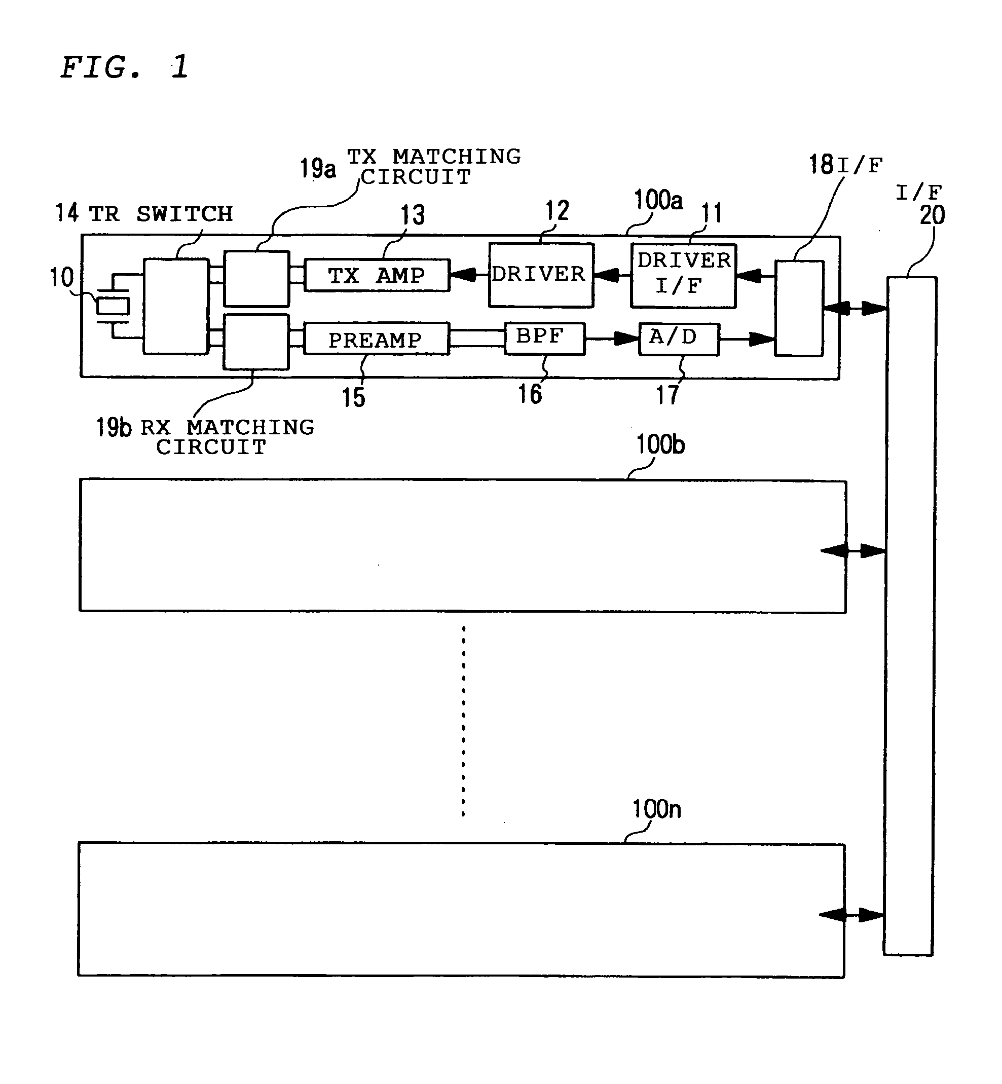 Ultrasonic transmitter, utrasonic transceiver and sonar apparatus