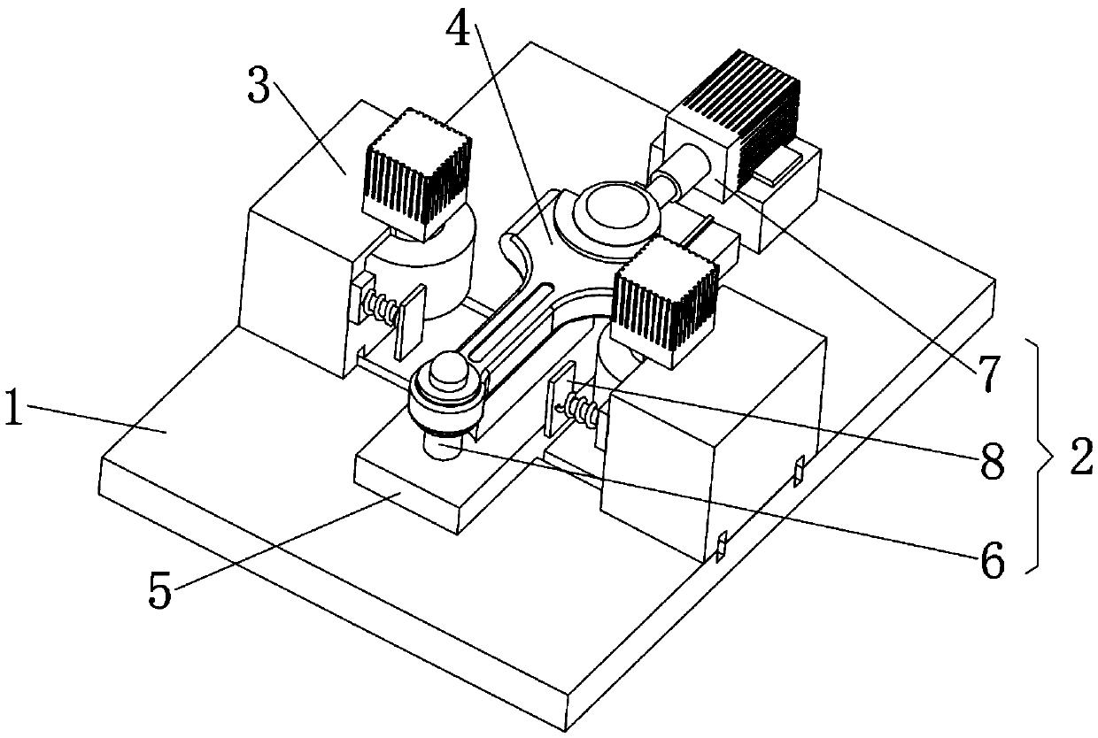 Automobile engine connecting rod locating and machining equipment