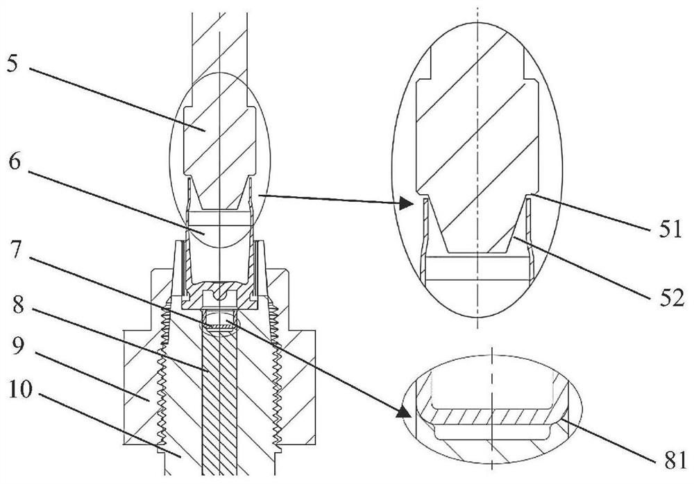 Self-centering small-caliber ammunition primer press-fitting mechanism