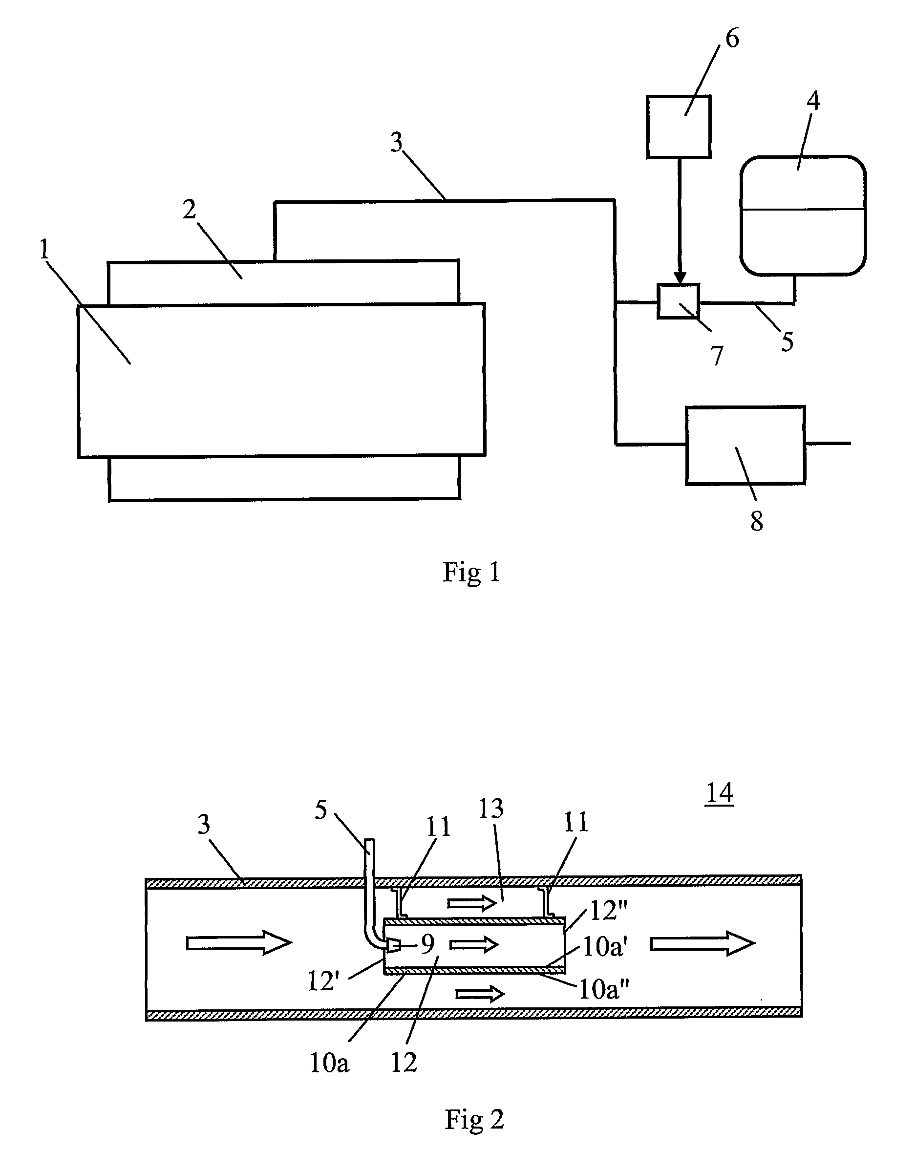 Arrangement for supplying a medium into an exhaust gas conduit in an internal combustion engine