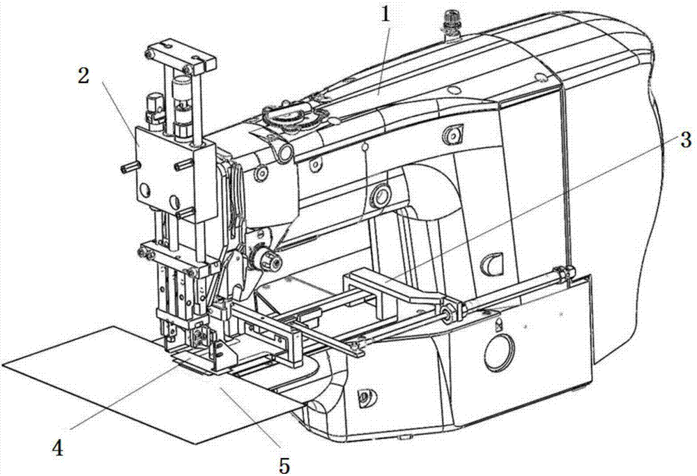 Automatic folding and sewing equipment of labels