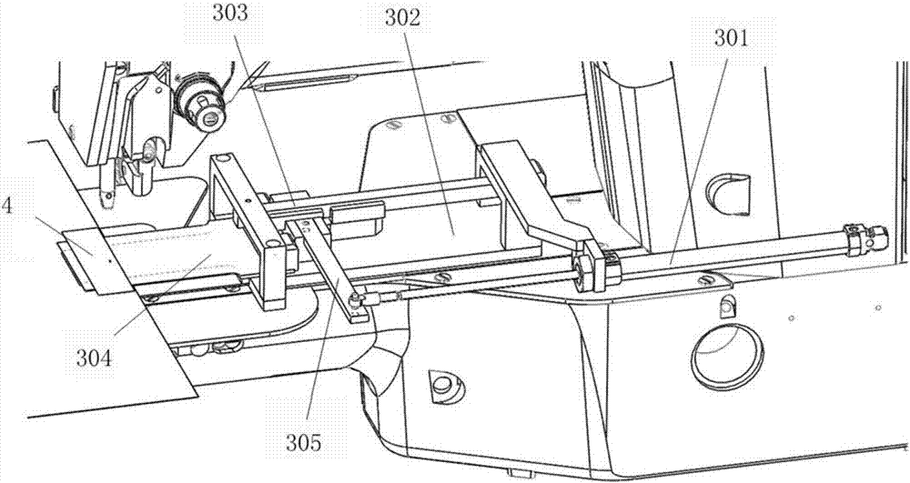 Automatic folding and sewing equipment of labels