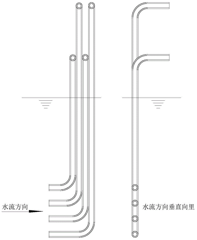 Sampling device of sediment concentration for vertical measuring points