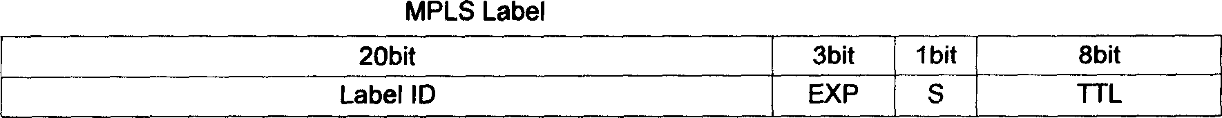 Method for conducting sorting to multi-protocol tag exchange business stream