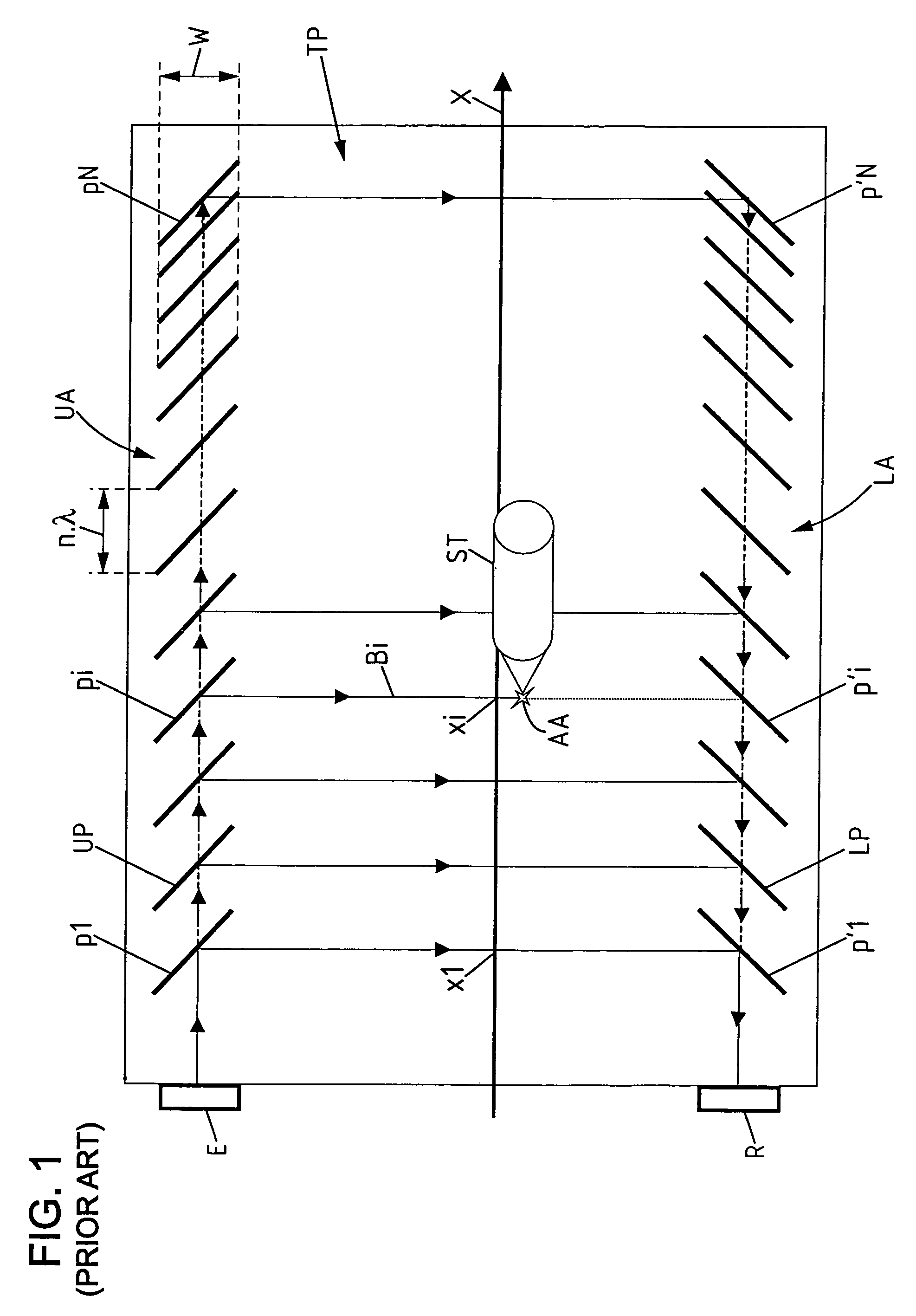 Touch position coordinate detecting system