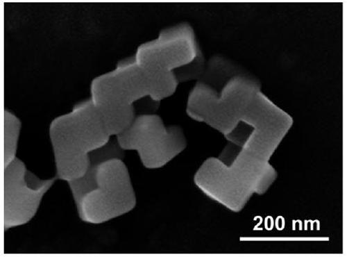 Preparation method of sawtooth-like nickel-cobalt-iron PBA (prussian blue analogue) sintered oxide nanomaterial